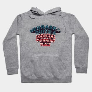 Nebraska Quite A Judicial Thinking Place (flag USA) Hoodie